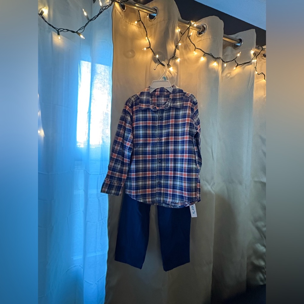 Carter's Multicolor Plaid Button-Down Shirt
